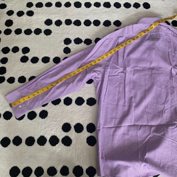 Lauren Ralph Lauren Slim Fit Gingham Print Dress Shirt - Picture 12 of 12